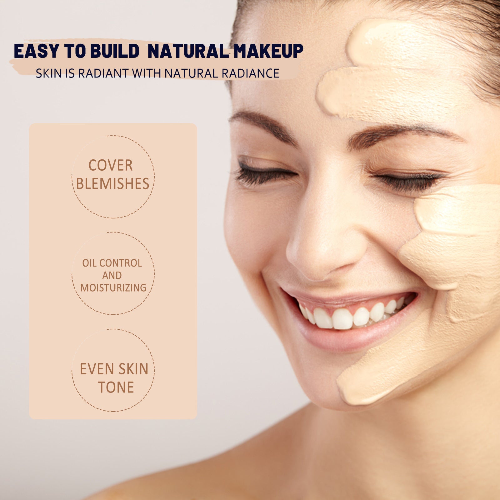 CC+ Cream Oil Control Even Skin Tone Nourish Brighten Skin Waterproof Concealer Cover Blemishes Make Up Foundation Cream | westo voga