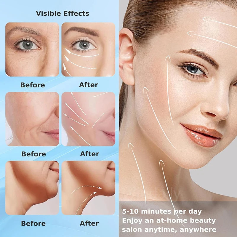 Anti Wrinkle Facial Massager Neck Face Beauty Device Skin Tighten Facial Lift Device Reduce Double Chin Skin Care Tool | Westo Voga