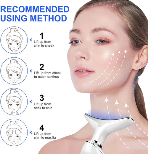 Anti Wrinkle Facial Massager Neck Face Beauty Device Skin Tighten Facial Lift Device Reduce Double Chin Skin Care Tool | Westo Voga